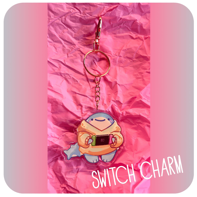 gamer shark charm 