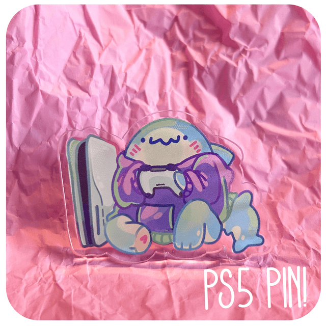 Gamer Shark pin 