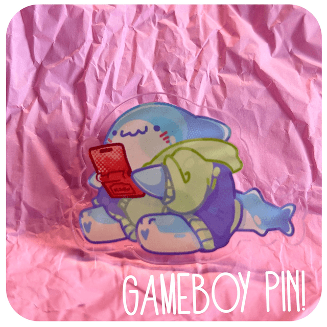 Gamer Shark pin 