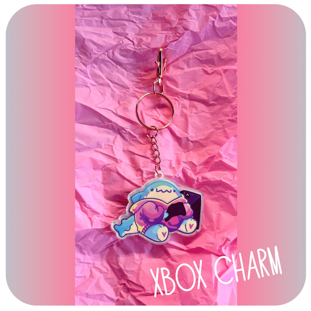gamer shark charm 