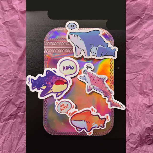 Shark sticker (solo)