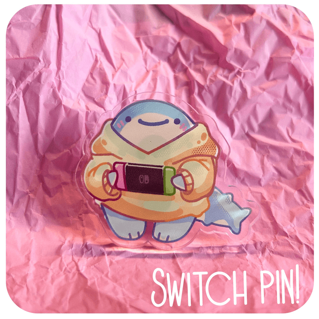 Gamer Shark pin 