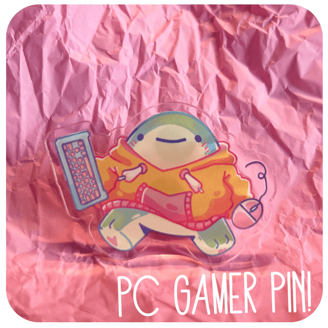 Gamer Shark pin 